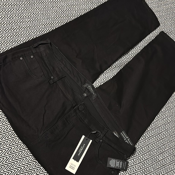Liverpool Denim - Liverpool ECO Kennedy Straight Leg Jeans In Black | Sz 22W